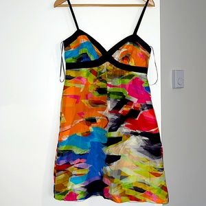 Trina Turk mini silks dress, size 4